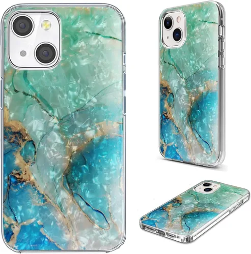 Miniatura 23 de Funda protectora completa a prueba de golpes, delgada, suave, TPU transparente, para iPhone 14/13 6.1, diseño de animales de dibujos animados