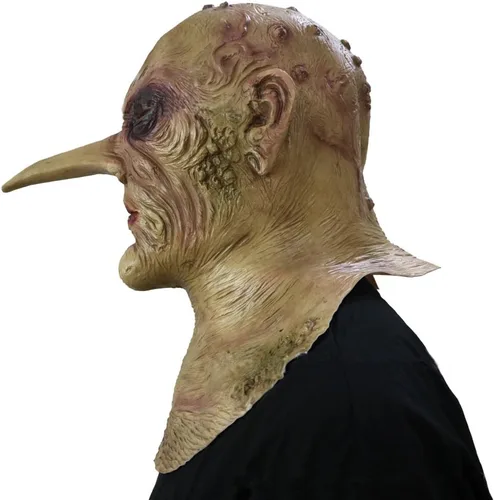 Miniatura 3 de Máscara de bruja, disfraz de CX shouzuo de Halloween, accesorio para fiesta, la gran nariz de bruja alta, ghoul, aterrador de látex, disfraz