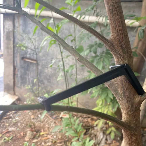 Cunguv Esparcidor de ramas de árboles frutales para una fuerte extensión de ramas de ángulos de entrepierna, ramas de bonsái de plástico, negro 50