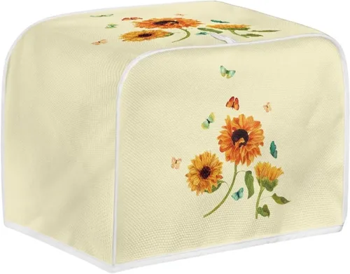Miniatura 26 de Dolyues Beach Toaster Cover 2 Slice Universal Size Microwave Oven Dustproof Cover Women Gift Small Bread Cover with Portable Handle