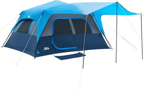 Tienda de campaña instantánea para 8 personas, fácil instalación de 60 segundos para camping, tienda de campaña emergente, grandes tiendas