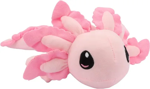 Miniatura 14 de Peluche realista de ajolote azul de 17.7 pulgadas, suave y largo animal de peluche de salamandra, lindo peluche de anfibio para niños, niñas, niños