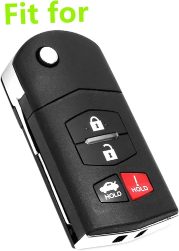Miniatura 5 de Funda de goma de silicona para llavero compatible con Mazda 3, 5, 6, Mazda CX-7