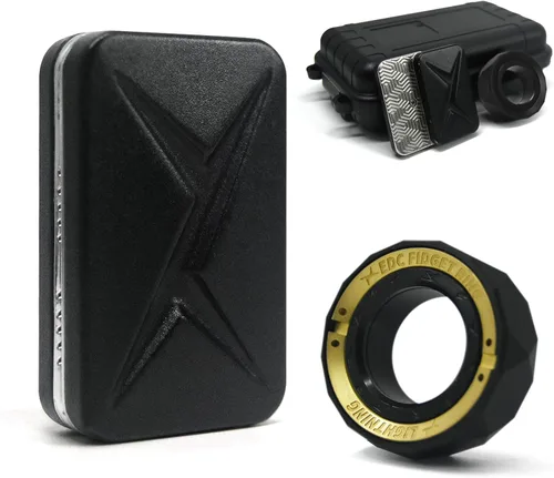 Miniatura 9 de Paquete de 2 juguetes para ansiedad, tarjeta magnética de metal háptico, tarjeta de póquer deslizante, juguetes EDC para adultos, aliviar el estrés