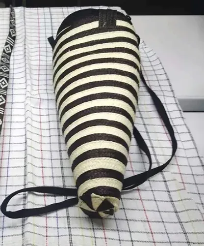 Miniatura 8 de Sombrero colombiano Sombrero Sinuano Arrow Cane Caña Flecha Vueltiao Hecho por Auténticos Indígenas Colombianos