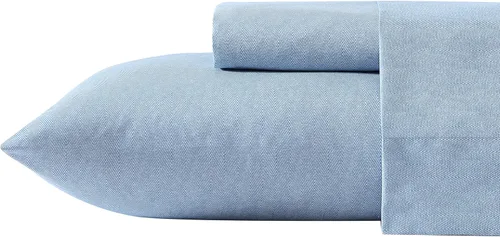 Nautica Juego de sábanas para cama individual/individual XL, ropa de cama suave con sábana bajera y funda de almohada, juego de cama ligero,