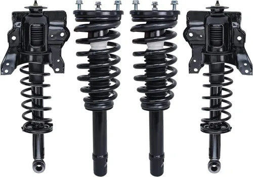 Miniatura 44 de Detroit Axle - 4 piezas de soportes para Toyota 2004 2005 2006 2007 2008 2009 Prius, soportes delanteros y traseros con resortes helicoidales