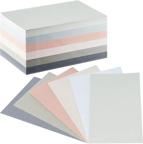 Miniatura 13 de Fainne 300 piezas de 5 x 8 pulgadas, tarjetas de índice en blanco, 180 g/m², cartulina gruesa, colores surtidos, tarjetas en blanco de neón
