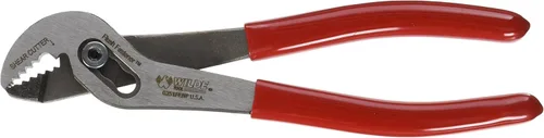 Wilde Tool G251FP Alicates de junta deslizante de nariz angular con sistema de tuercas y pernos de fijación empotrada, 6-3/4 pulgadas Pulido