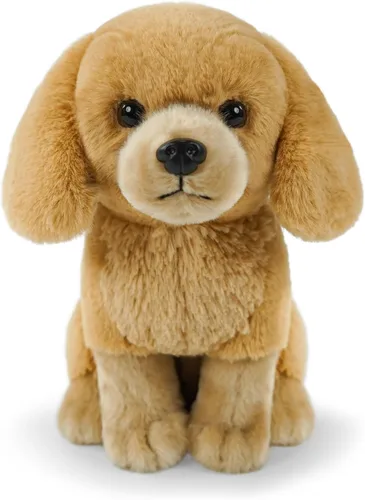 Miniatura 11 de Perro Sentado de Peluche 19 cm Animal de Peluche de Felpa Perros de Peluche Suave y Acogedor Juguetes de Perro para Cumpleaños y Fiesta Infantil