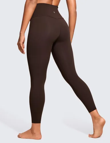 Miniatura 68 de CRZ YOGA Leggings de entrenamiento para mujer con sensación de desnudez cepillada de 25 pulgadas, pantalones de yoga de compresión de cintura alta