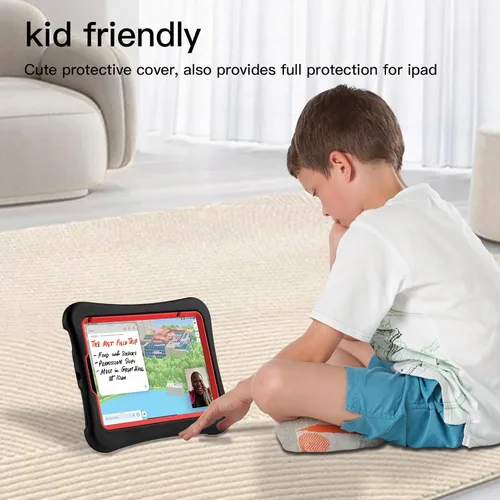 Miniatura 5 de Funda para Niños para iPad mini 7 (A17 Pro) 2024/iPad Mini6 2021, Peso Ligero Resistente/A Prueba de Golpes/A Prueba de Caídas con Asa/Soporte