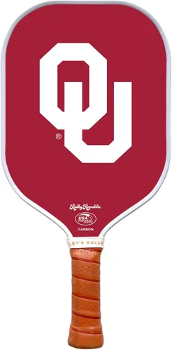 Miniatura 36 de Raqueta de pickleball colegial oficialmente licenciada - Raqueta aprobada por la Asociación de Pickleball de EE. UU. - Núcleo de nido de abeja Texas
