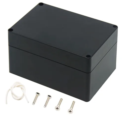 Miniatura 8 de Caja de conexiones, Caja de proyectos Zulkit IP65 impermeable para exterior cajas de plástico ABS Cajas eléctricas electrónicas negras 10.4 x 7.2 x