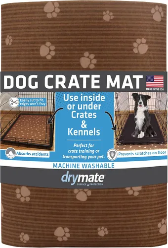 Miniatura 9 de Drymate Tapete Premium para jaula de perro, absorbente, impermeable, antideslizante, lavable, almohadilla para orina de cachorros para entrenamiento