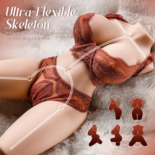 Miniatura 6 de Sexpower Muñecas sexuales femeninas realistas de 11 libras para hombres, 3 en 1, juguetes sexuales masculinos realistas para hombres, masturbador