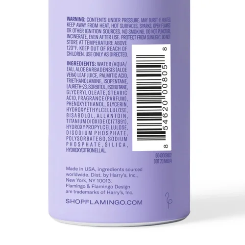 Miniatura 4 de Flamingo Gel de afeitar para mujer, gel espumoso con aloe vera, 6.7 onzas, 3