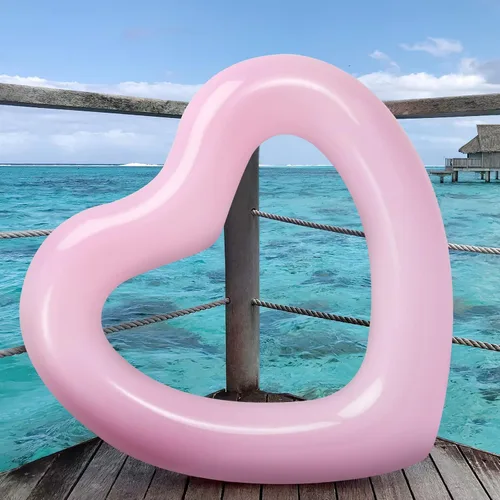 Miniatura 7 de HeySplash Flotadores de piscina, tubos de piscina para adultos, flotadores inflables divertidos para piscina, playa, lago, río, fiesta, decoración