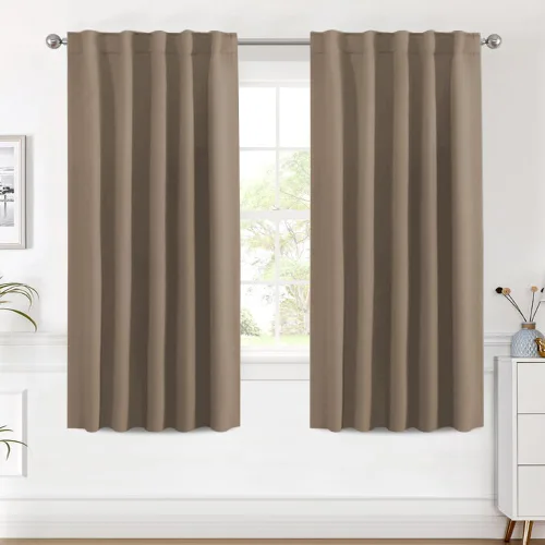 Miniatura 176 de H.VERSAILTEX Cortinas opacas con aislamiento térmico, paneles de tratamiento de ventana, cortinas opacas para oscurecer la habitación, cortinas Gris