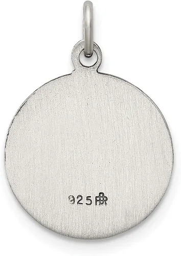 Miniatura 4 de Colgante de plata de ley 925 con medalla Our Lady of Fatima L- 0787in W- 0591in joyería fina para mujer Metal