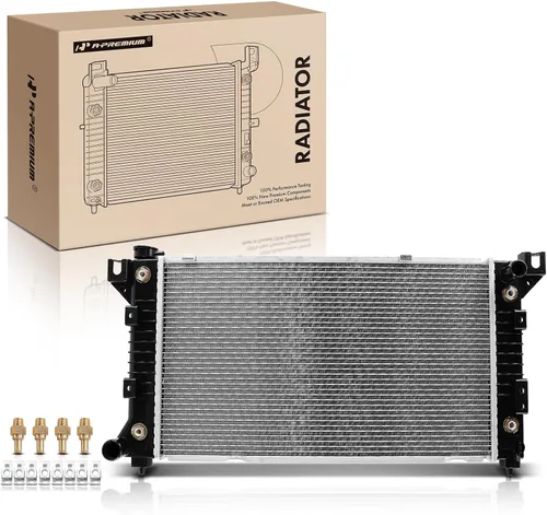 A-Premium Radiador de refrigerante de motor con enfriador de aceite compatible con Dodge Grand Caravan y Chrysler Town & Country y Plymouth Grand