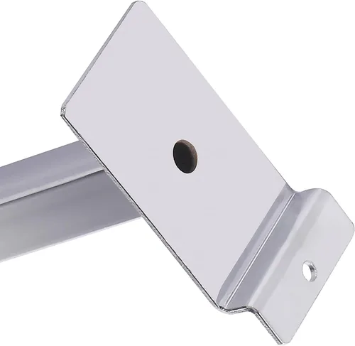 Miniatura 5 de KEILEOHO 16 ganchos Slatwall Deluxe de 10 pulgadas, soportes de estante resistentes para Slatwall, ganchos de panel para garaje, tienda, exhibición