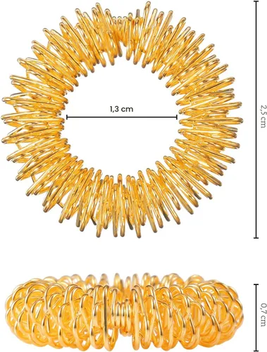 Miniatura 2 de 30 piezas de anillos de acupresión, anillos sensoriales puntiagudos para dedos, alivio del estrés, juguete sensorial, masajeador para adolescentes