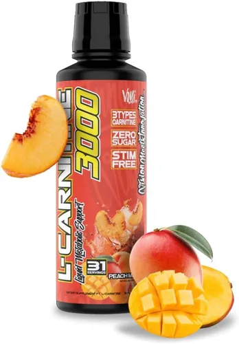 VMI Sports L-Carnitina 3000 Líquido | Suplemento de carnitina de 3000 mg | Cero calorías cero azúcar Keto apto para hombres y mujeres – Gran sabor |