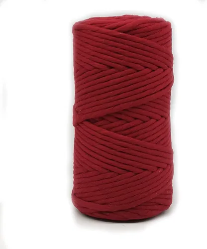 Miniatura 12 de Cuerda de macramé 21S de 0.157 in x 328.1 ft, cuerda trenzada de algodón 100% puro de lujo, cuerda trenzada para manualidades, colgar en la pared