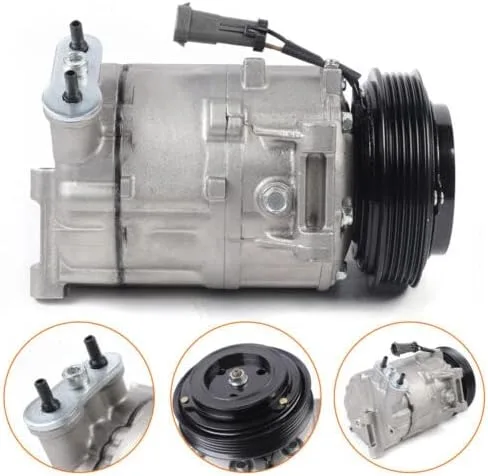 Miniatura 2 de Compresor de CA y embrague de A/C CO 8702C apto para Saturn Ion 2.2L 2.4L 2005 2006 2007, compresor de aire acondicionado con embrague 97556, IG556