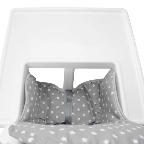 Miniatura 5 de Twoworld Cojín para silla alta IKEA Antilop, funda de asiento para silla alta de bebé, cojín para silla alta IKEA Antilop (gris de moda)