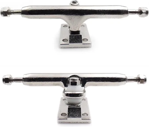 Miniatura 2 de SPITBOARDS® Fingerboard Pro Trucks de 1.339 in, tuercas de bloqueo reales, bujes de uretano con junta tórica de goma, gancho optimizado, ancho 1.339