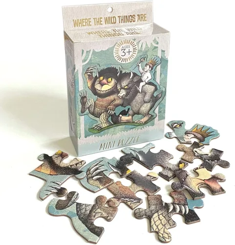 Miniatura 2 de Playhouse Where the Wild Things are - Mini rompecabezas de 23 piezas con forma troquelada para niños Officially Licensed Artwork, Kids Puzzle