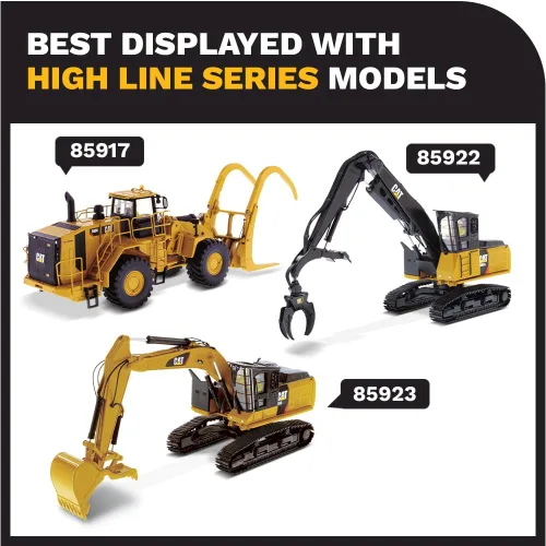 Miniatura 7 de Diecast Masters Caterpillar 555D Skidder High Line Series Vehículo, 7.29 x 3.03 x 2.68 pulgadas