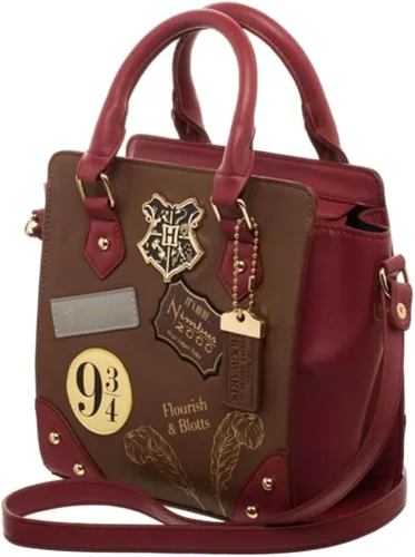 Miniatura 2 de Harry Potter 9 34 Deluxe Mini Brief Bolso Bolso Satchel, Marrón