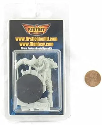 Miniatura 2 de Orc Marauder Figura Kit 1.102 in Escala Heroica Miniatura Sin Pintar First Legion