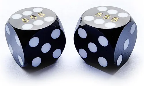 Miniatura 6 de Bescon Dice Dados de precisión pequeños profesionales de 0.500 in (1/2 pulgada) con número de serie aleatorio, mini dados de corte de precisión