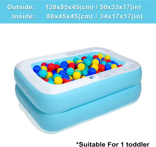 Miniatura 2 de Piscina inflable para niños, centro de natación familiar para niños, piscina de tamaño completo para niños, adultos, piscina fácil de configurar