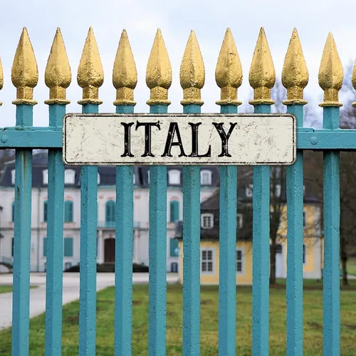 Miniatura 3 de Letreros de calle personalizados, letreros de estaño de Italia, letrero de camino de metal vintage para habitaciones del hogar, garaje, arte
