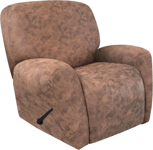 Miniatura 44 de ANARACHON Fundas para Sillas Reclinables Tipo Cuero, 4 Piezas Funda para Sillón Reclinable Lazy Boy, Protector de Muebles - Funda Suave Lavable