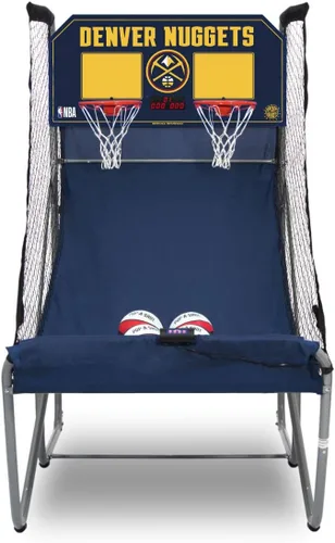 Miniatura 21 de Pop-A-Shot - Home Dual Shot Arcade Basketball Game with NBA Graphics l Sensor Scoring l 16 Game Modes l 7 Balls l Foldable Storage l for All NBA Fans
