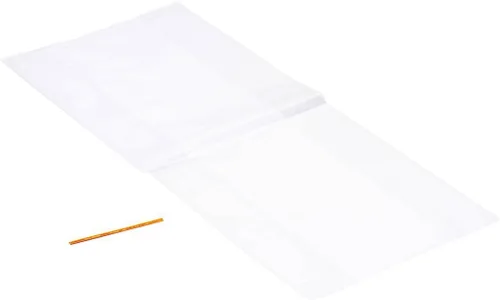 Miniatura 2 de Bolsas para pan con lazos, resistentes, reutilizables, 100 bolsas transparentes y 100 lazos