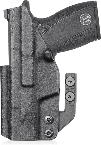 Miniatura 4 de WARRIORLAND IWB Funda Kydex con corte de garra y óptica, ajuste seleccionado para S&W Bodyguard 2.0, Hellcat Pro, Glock 17/19 Gen 3-5 y 19X / 43X