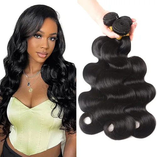 Miniatura 9 de 12A Brazilian Deep Wave Human Hair Bundles 14 16 18Inch 100% Unprocessed Brazilian Virgin Human Hair Weave 3Bundles Deep Wave Curly Hair Extensions