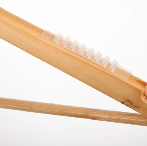 Miniatura 9 de Angoily 100 unidades de agarres transparentes de goma antideslizante para colgar ropa, tiras de hombro para perchas de madera y plástico