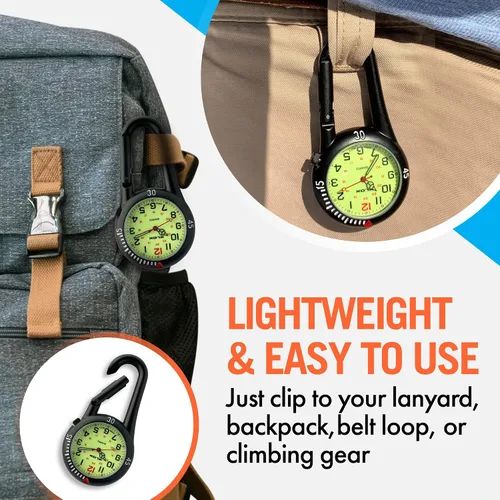 Miniatura 4 de Reloj unisex con correa que brilla en la oscuridad