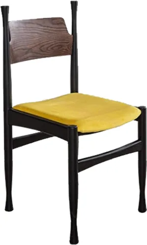 Miniatura 12 de Sillas de comedor, modernas sillas de comedor de madera, silla de cocina tapizada, taburete sin brazos de granja, silla ocasional para cocina, sala