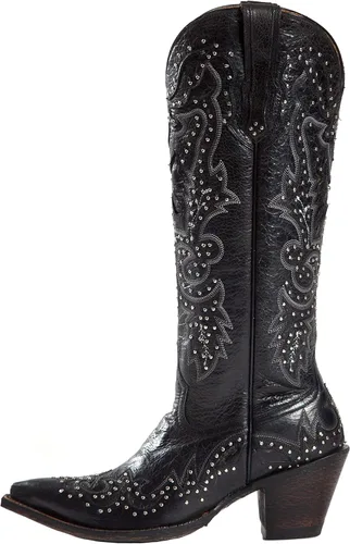 Miniatura 2 de Johnny Ringo JRS806-8X Botas occidentales para mujer de cuero negro