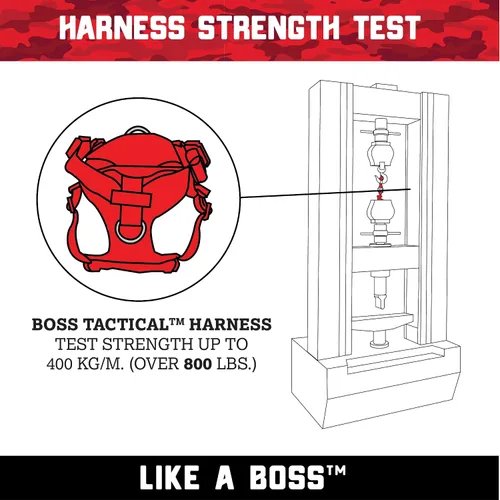 Miniatura 6 de Boss Dog Arnés táctico, negro, pequeño