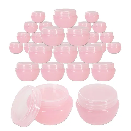 Miniatura 18 de Beauticom - Frascos (0.35 oz / 0.3 fl oz) esmerilados con revestimiento interior para guardar exfoliantes, aceites, ungüentos, cremas, lociones